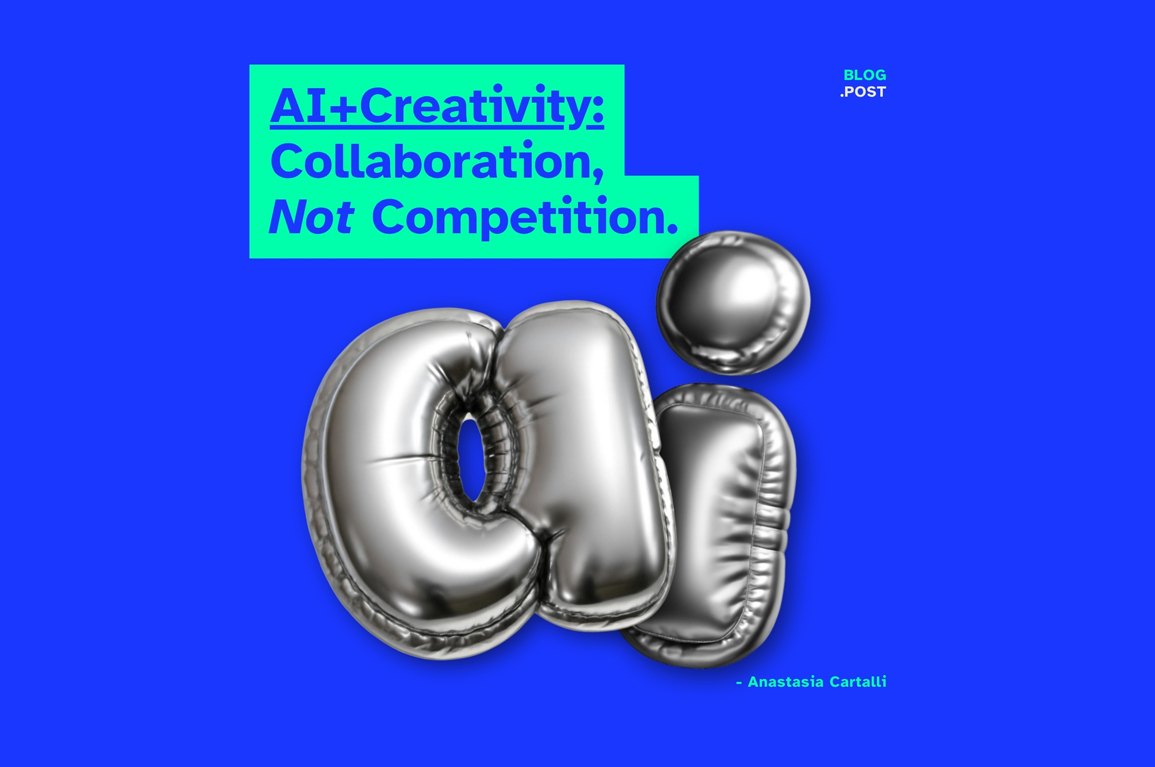 AI+Creativity: Collaboration, Not Competition - Linkedin Post -
