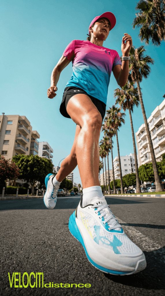 Female running